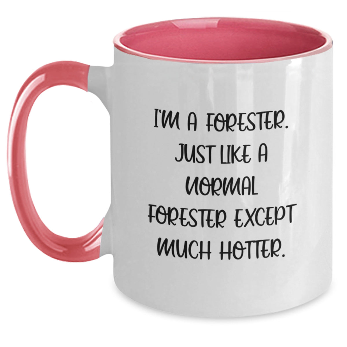 Funny Forester Gifts for Dad, I'm A Forester Two Tone Coffee Mug, Father's Day Unique Gifts from Family - Main
