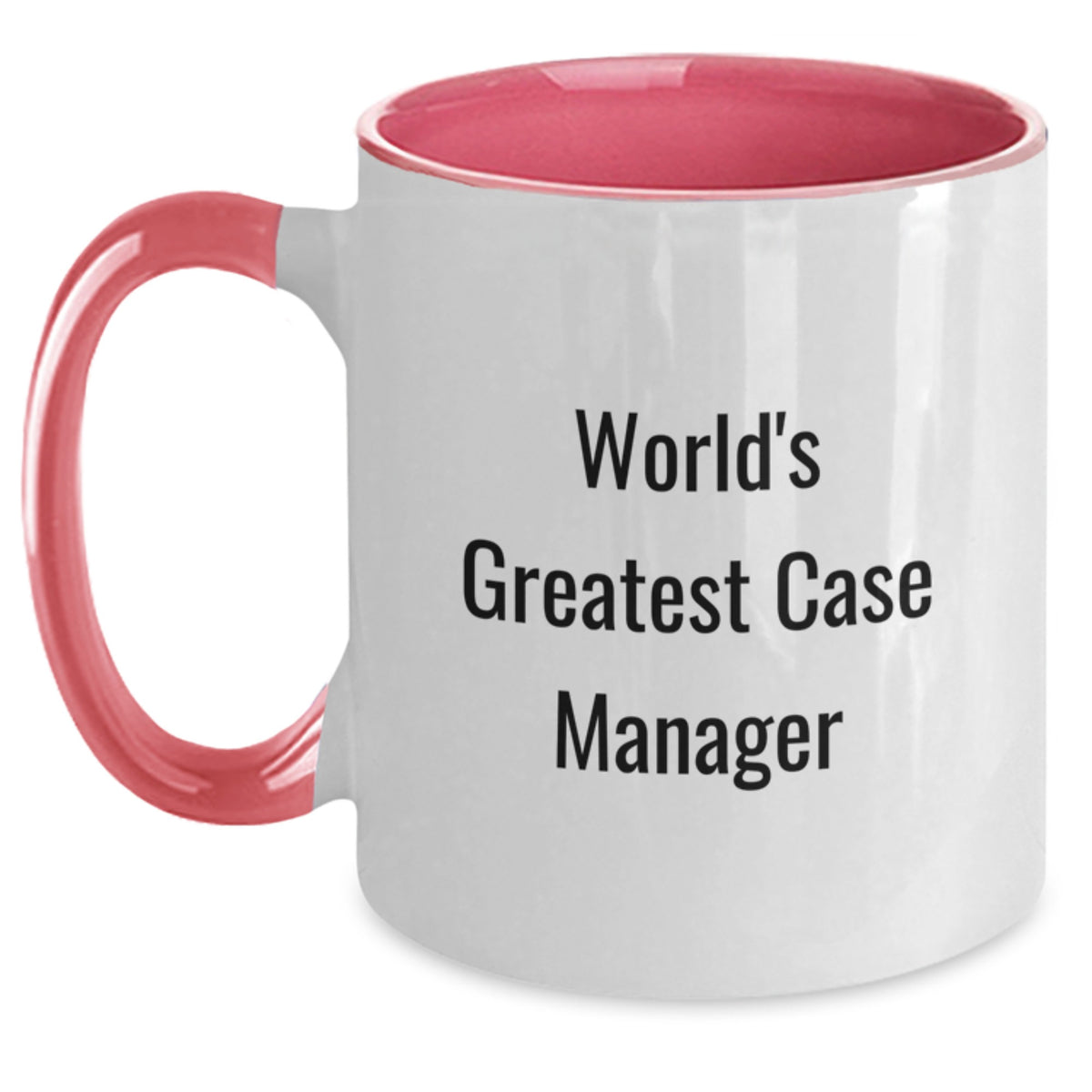 Funny Inspirational Case Manager Gifts from Friends or Family, Case Manager Two Tone Coffee Mug for Case Manager, Graduation Unique Gifts - Main