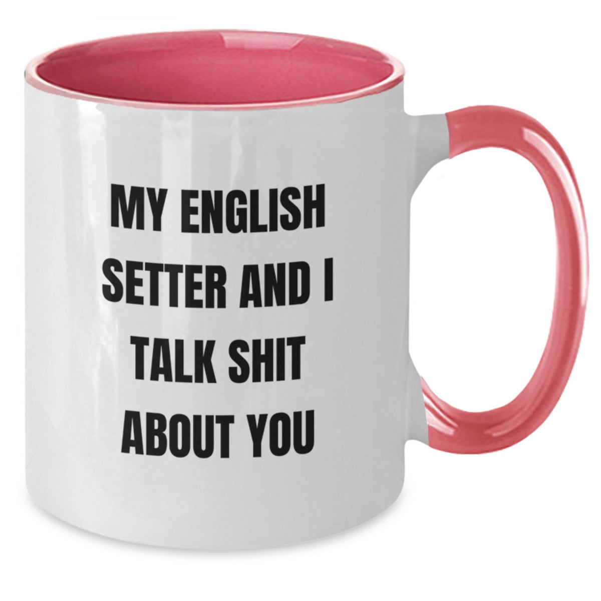 Birthday Gift English Setter Two Tone Mug for Her – Present - Additional