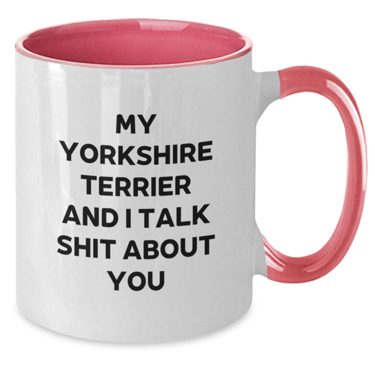 Yorkshire Terrier Keepsake Ceramic Two Tone Mug for Him Birthday Gift - Additional