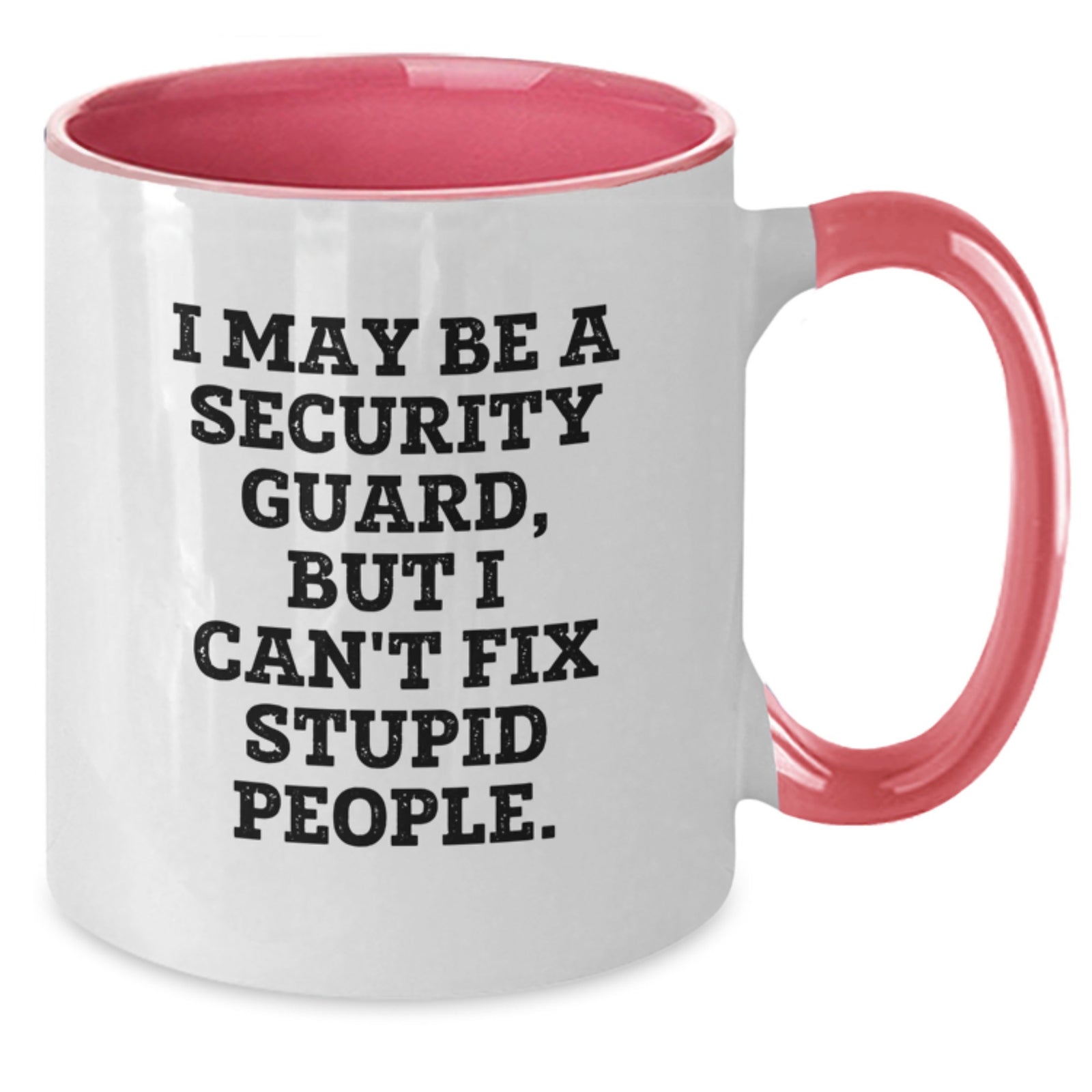 Security Guard Keepsake Coffee Mug for Him Red and White Christmas Gift - Additional