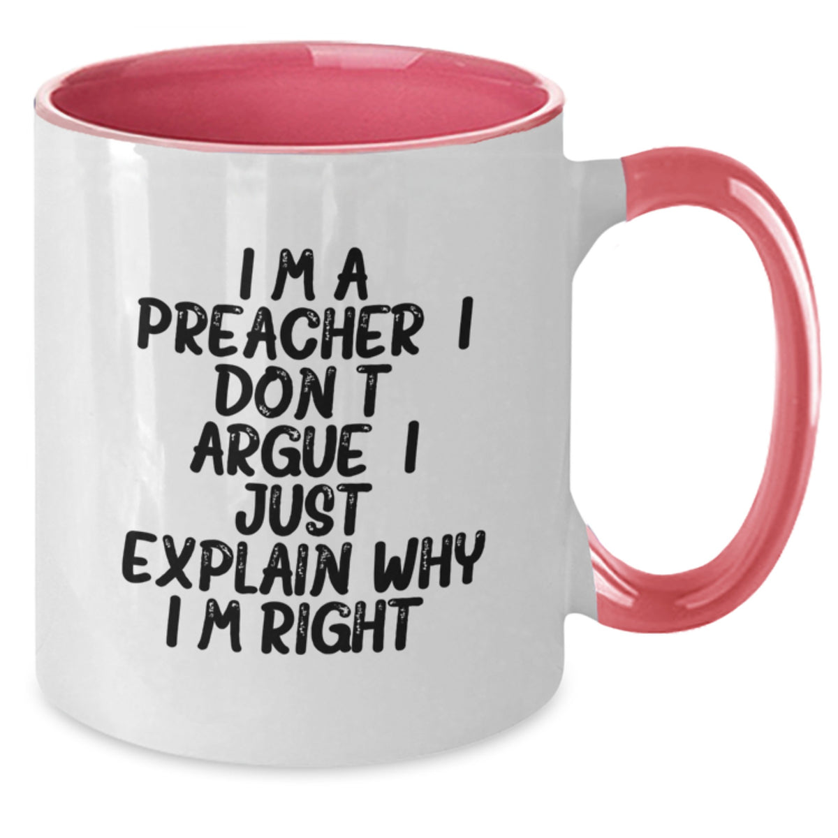 Birthday Gift Preacher Keepsake Two Tone Coffee Mug for Her - Additional