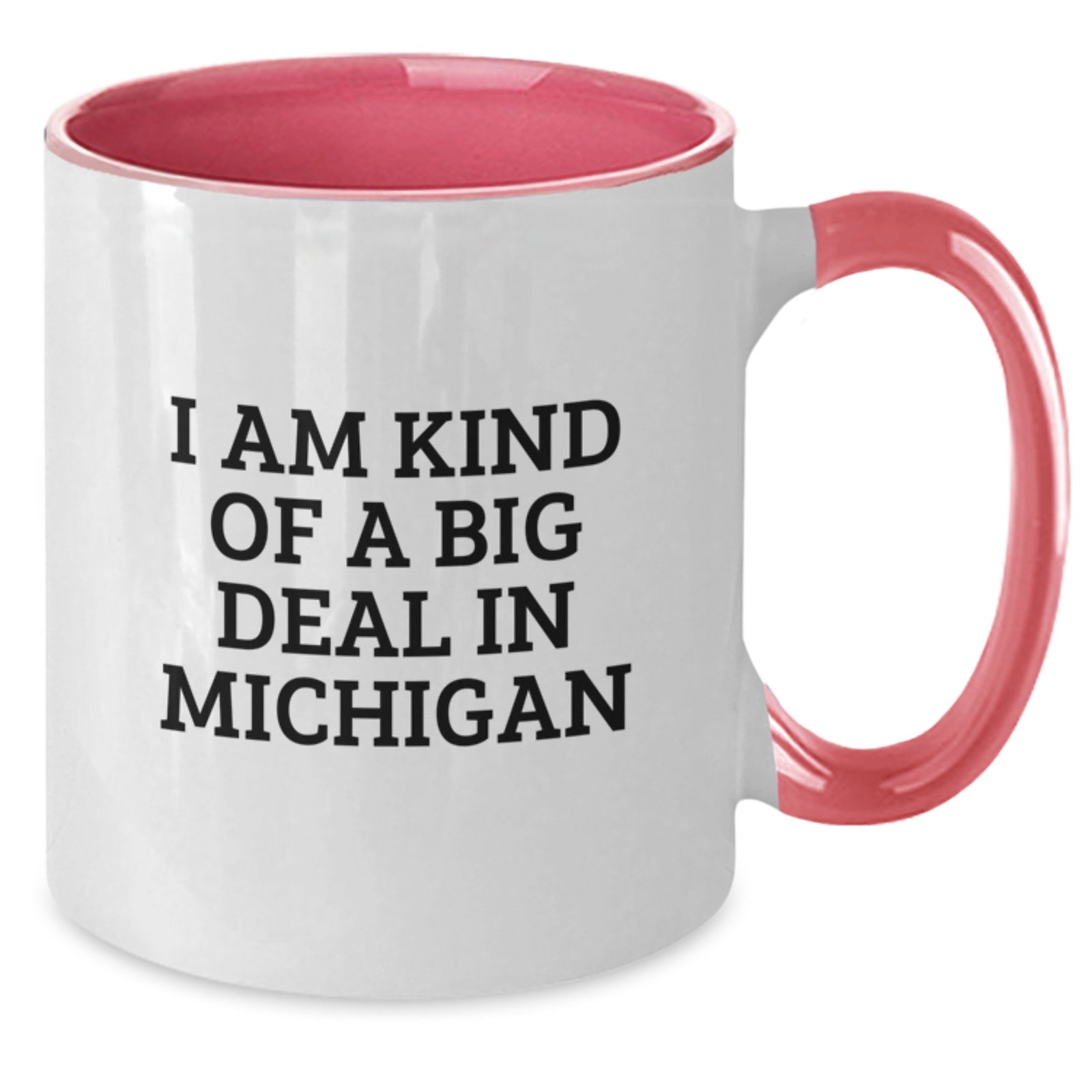 Funny Two Tone Coffee Mug Gifts from Michigan for Men Women Friends and Family - Christmas Unique - Additional