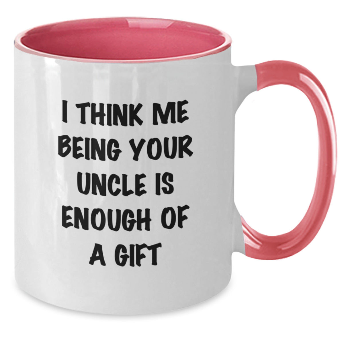 Funny Uncle Gifts from Men to Uncle - Unique Two Tone Coffee Mug for Graduation - Additional