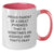 Funny Great Pyrenees Dog Gifts for Proud Parents - Two Tone Coffee Mug for Graduation from Friends - Additional
