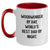 Woodworker Gifts for Men - Funny Two Tone Coffee Mugs for Graduation, Gifts from Dad to Woodworker, 'Woodworker By Day, World's Best Dad By Night.' - Main