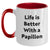 Papillon Dog Lover Gifts from Men to Women - Life Is Better With A Papillon, Funny Two Tone Coffee Mug for Graduation Unique Gifts - Main