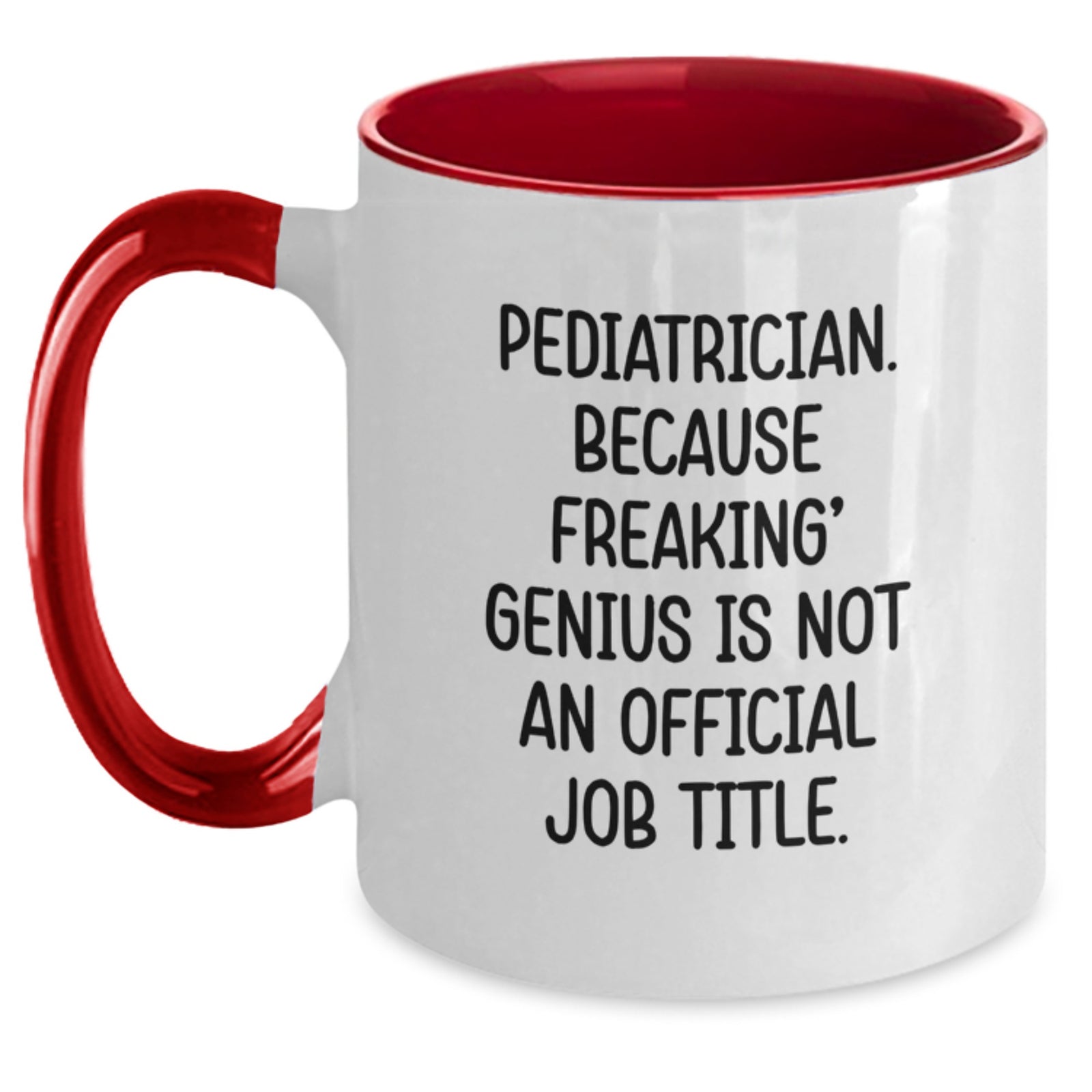 Birthday Gift Two Tone Coffee Mug for Her Pediatrician Present - Main