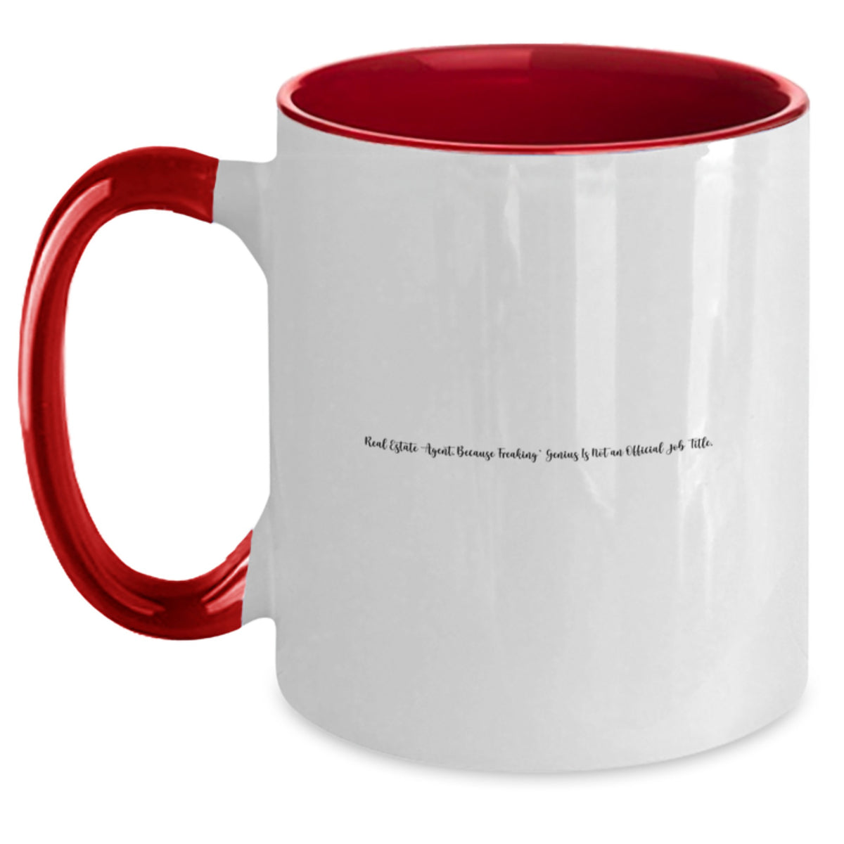 Funny Real Estate Agent Gifts, Two Tone Coffee Mug, Real Estate Agent Quotes for Dad, Father's Day Unique Gifts from Family - Main