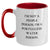 Funny Portuguese Water Dog Gifts for Men from Friends - I'm Not A People Person. I'm A Portuguese Water Person. Two Tone Coffee Mug, Birthday Unique Present - Main