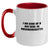 Funny Massachusetts Two Tone Coffee Mug Gifts from Men to Women in Black and White, Red and White, Navy and White, Pink and White for Christmas - Main