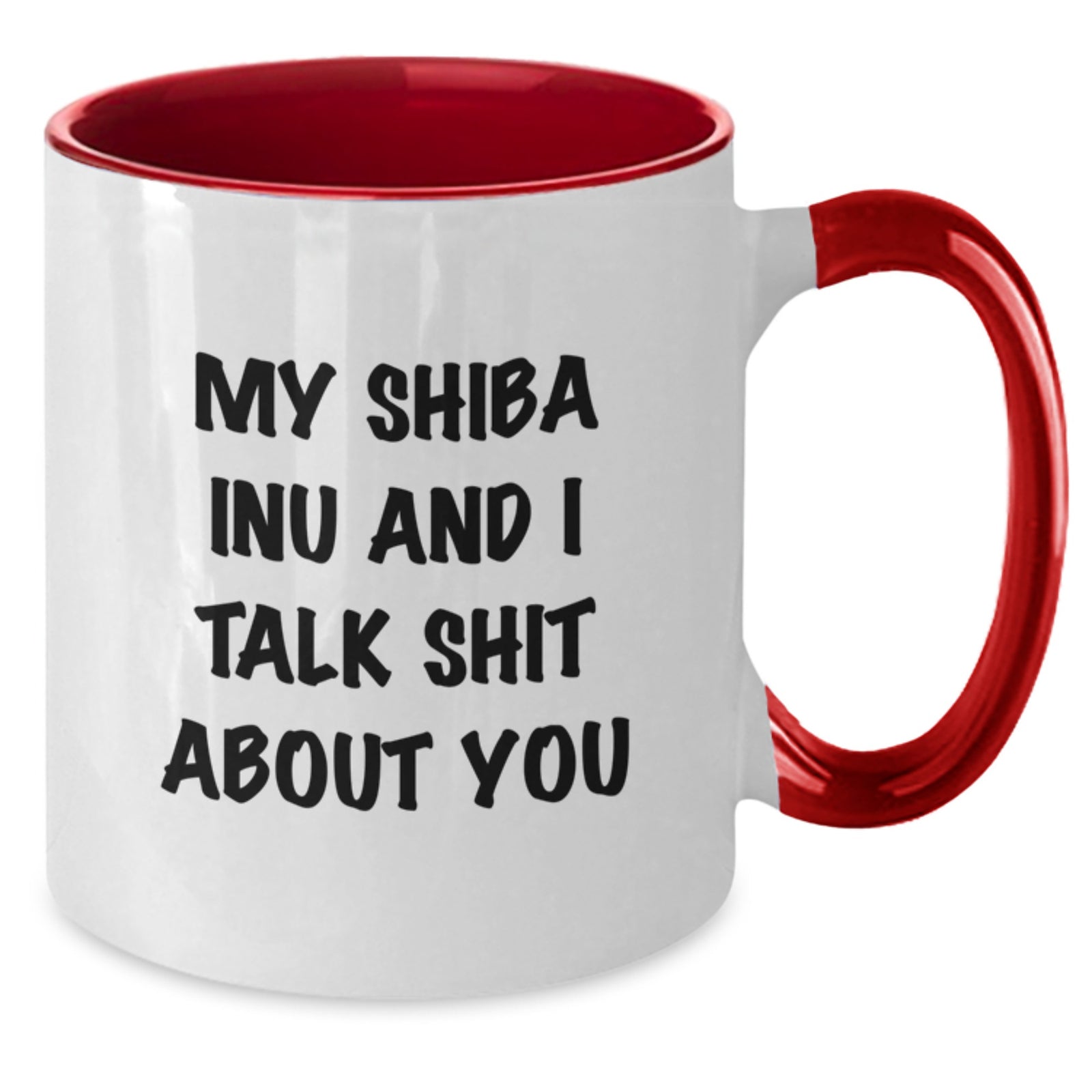 Shiba Inu Keepsake Two Tone Coffee Mug for Him Christmas Gift - Additional
