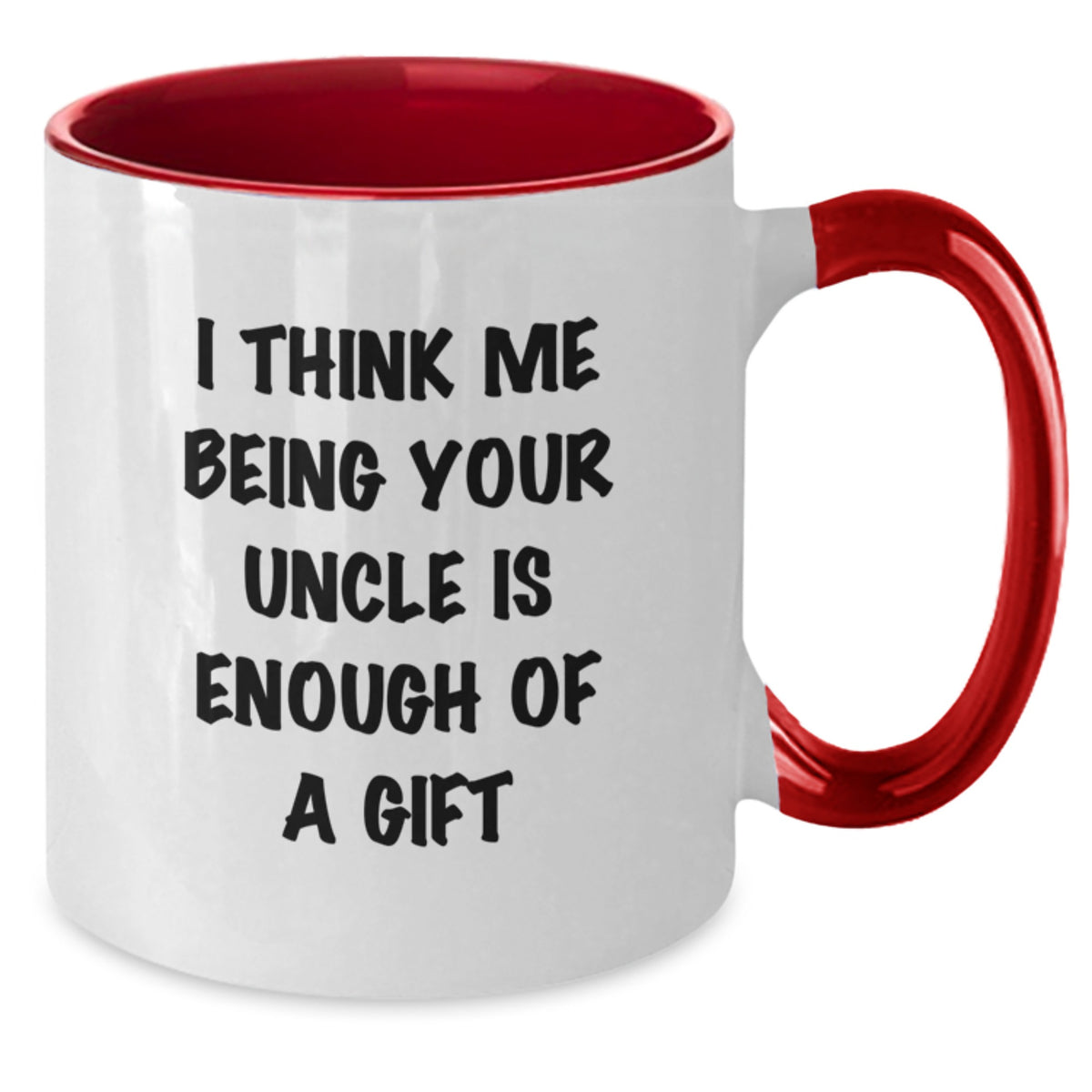 Funny Uncle Gifts from Men to Uncle - Unique Two Tone Coffee Mug for Graduation - Additional