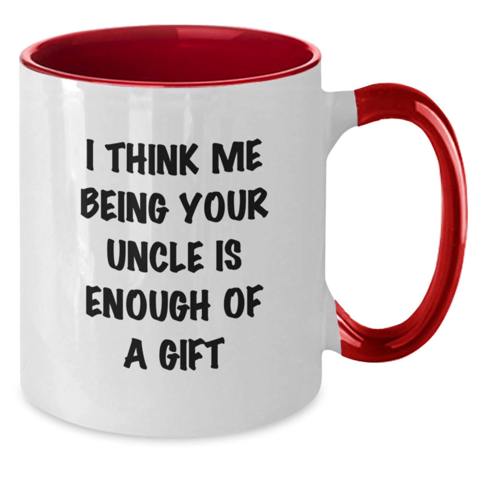 Funny Uncle Gifts from Men to Uncle - Unique Two Tone Coffee Mug for Graduation - Additional