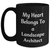 Funny Landscape Architect Gifts - My Heart Belongs To A Landscape Architect, Unique Black Coffee Mug for Dad, Father's Day Unique Gifts from Men to Landscape Architect - Main