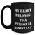 Funny Personal Assistant Gifts from Friends - 'My Heart Belongs To A Personal Assistant' Black Coffee Mug for Father's Day - Main