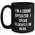 Funny Crane Operator Gifts from Friends, Unique Black Coffee Mugs for Crane Operator, 'I'm A Crane Operator. I Speak Fluently In genius.' Quote, Father's Day Unique Gifts for Men - Main