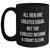 Funny Court Clerk Gifts from Men, Unique Black Coffee Mugs for Mother's Day, 'All Men Are Created Equal But The Coolest Become A Court Clerk' Quotes - Main