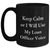 Funny Loan Officer Gifts from Friends for Mother's Day - 'Keep Calm Or I Will Use My Loan Officer Voice' Black Coffee Mug - Main