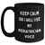 Pediatrician Gifts from Friends - Keep Calm Mother's Day Black Coffee Mug, Funny Quote, 11oz or 15oz, Ceramic Mug for Pediatrician, Gifts for Men, Women, Family, Unique, Funny - Main