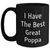Funny Poppa Black Coffee Mug, I Have The Best Great Poppa, Gifts from Family to Poppa on Father's Day, Unique Poppa Gifts for Him - Main