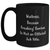 Waitress Gifts, Funny Black Coffee Mug, 'Waitress. Because Freaking' genius Is Not An Official Job Title.' for Men, Women, Coworkers, and Friends - 11oz or 15oz - Main