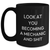 Funny Mechanic Gifts for Dad's Special Day - Black Coffee Mug 'Look At You Becoming A Mechanic And Shit' from Men to Family - Main