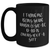 Funny Unbiological Dad Gifts, 'I Think Me Being Your Unbiological Dad Is Enough Of A Gift', Black Coffee Mug, Gifts from Men to Unbiological Dad on Mother's Day - Main