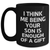 Funny Son Gifts from Mom, Dad, or Friends - 'I Think Me Being Your Son Is Enough Of A Gift' Black Coffee Mug for Graduation - Main