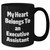 Funny Executive Assistant Gifts from Men Friends Family - Black Coffee Mug 'My Heart Belongs To An Executive Assistant' - Additional