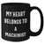 Funny Machinist Quotes Gifts from Friends for Father's Day Black Coffee Mug - Additional