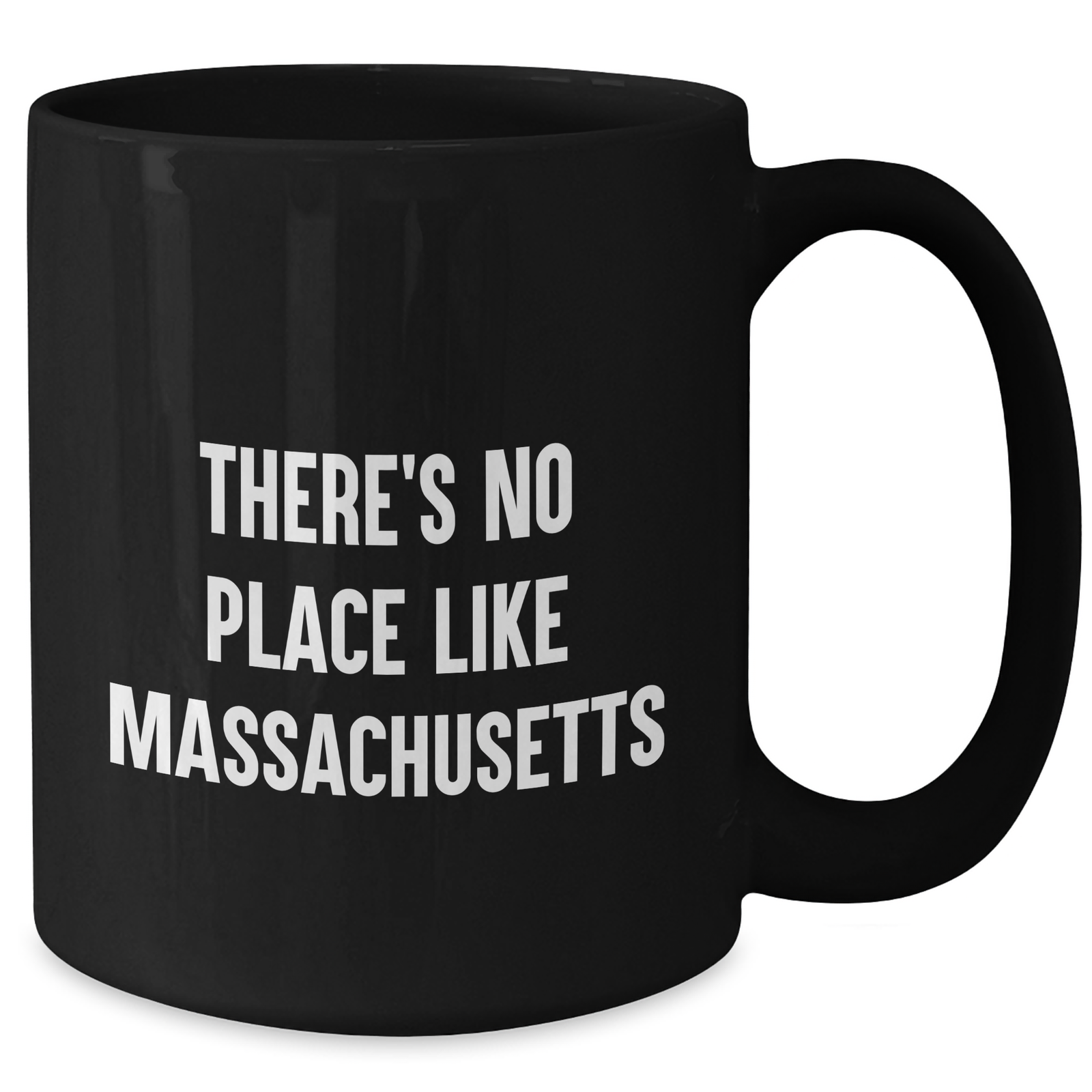 Massachusetts Gifts for Men from Massachusetts, Inspirational Quote Funny Black Coffee Mug, 11oz or 15oz, Microwave and Dishwasher Safe - Additional