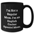 English Cocker Spaniel Mom Black Coffee Mug, Funny Quote Gifts for Dad on Father's Day from Family, 11oz or 15oz Microwavable - Additional