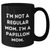 Funny Papillon Dog Mom Gifts for Men from Dad's Papillon Proud, Black Coffee Mug - Additional
