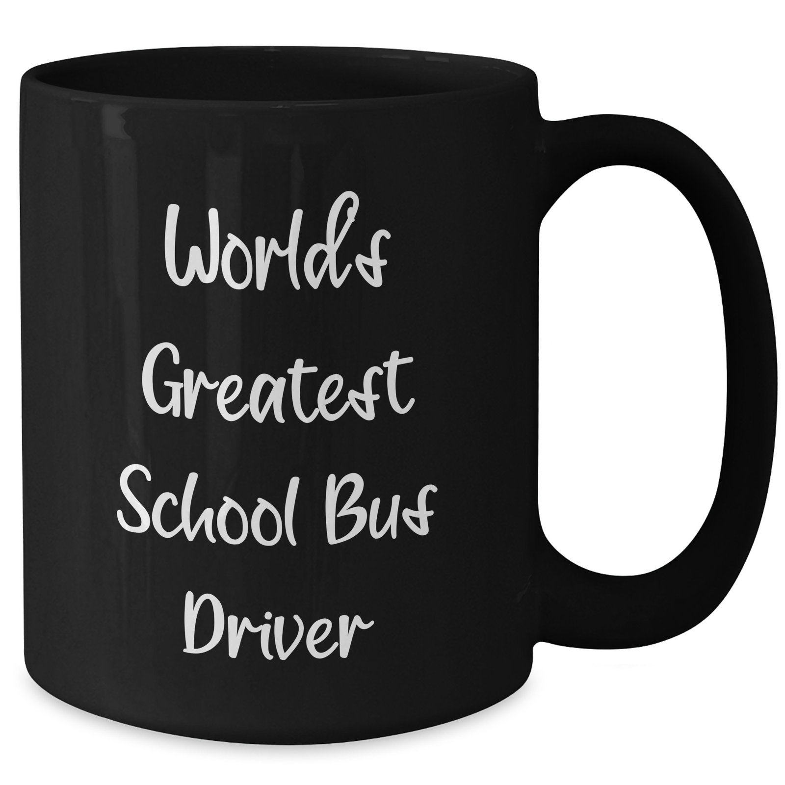 Funny Gifts from Men for School Bus Driver World's Greatest Quotes Black Coffee Mug for Mother's Day - Additional