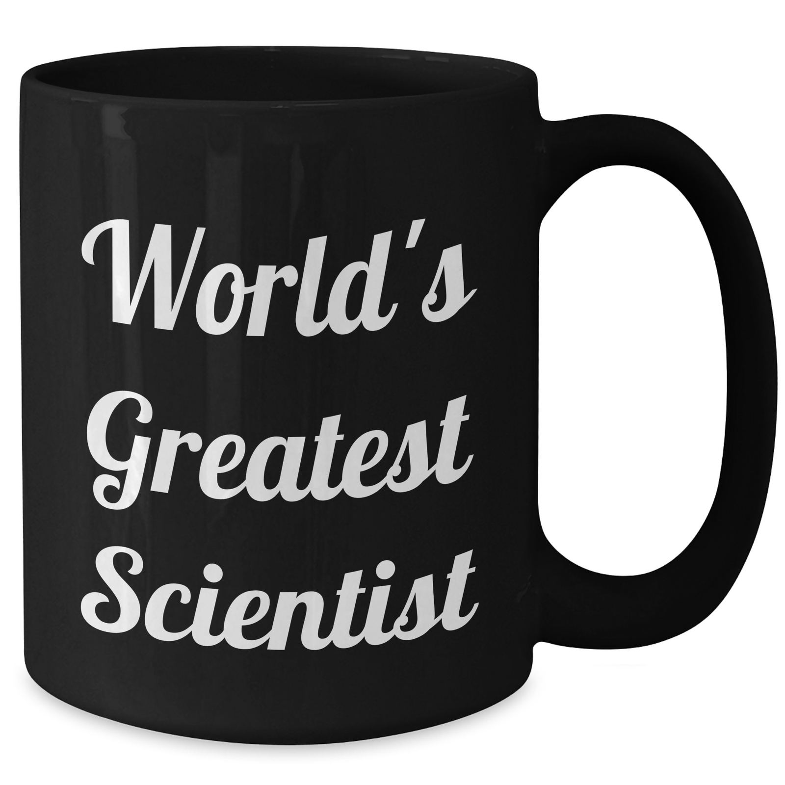 Funny Scientist Gifts: Black Coffee Mug - 'World's Greatest Scientist' Quote, Microwave & Dishwasher Safe, 11oz or 15oz, Gifts from Men to Scientist for Mother's Day - Additional