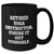 Funny Yoga Instructor Gifts for Men from Friends - 'Figure It Out Yourself.' Black Coffee Mug - Additional