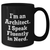 Architect Humor Funny Gifts for Him from Friends, 'I'm An Architect. I Speak Fluently In genius.' Black Coffee Mug, Unique Father's Day Present - Additional