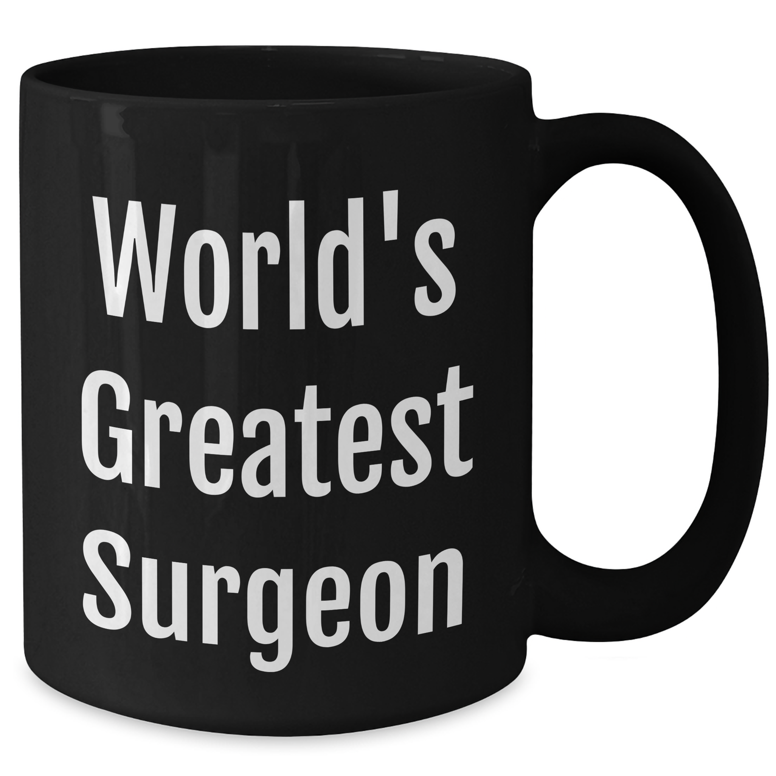 Funny Surgeon Gifts from Mom, 'World's Greatest Surgeon' Black Coffee Mug for Dad, Unique Mother's Day Unique Gifts for Surgeon Friends - Additional