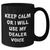Funny Dealer Gifts: Keep Calm Or I Will Use My Dealer Voice Black Coffee Mug for Mother's Day Unique Gifts from Friends to Family - Additional