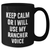 Funny Rancher Quotes Black Coffee Mugs, Gifts from Men for Rancher, Unique Mother's Day Unique Gifts for Her, 'Keep Calm Or I Will Use My Rancher Voice' - Additional