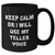 Funny Teller Gift, Keep Calm Or I Will Use My Teller Voice, Black Coffee Mug, Gifts from Men to Teller, Mother's Day Unique Gifts - Additional