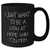 'I Just Want To Be A Stay At Home Shih Tzu Mom' Funny Shih Tzu Dog Gifts for Men from Women, Black Coffee Mug for Father's Day Unique Gifts - Additional