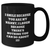 Funny Nanny Quotes Black Coffee Mugs, Gifts from Men to Nanny, Father's Day Unique Gifts for Nanny, 'I Smile Because You Are My Nanny, I Laugh Because There's Nothing You Can Do About It!' - Additional