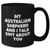 Funny Australian Shepherd Dog Gifts from Friends to Family - Black Coffee Mug for Her Him, Mom Mom's Day Unique Gifts, My Australian Shepherd And I Talk Shit About You Quote - Additional