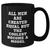Funny Model Quotes Gifts from Men for Graduation Black Coffee Mug, 11oz or 15oz, Microwave and Dishwasher Safe - Additional