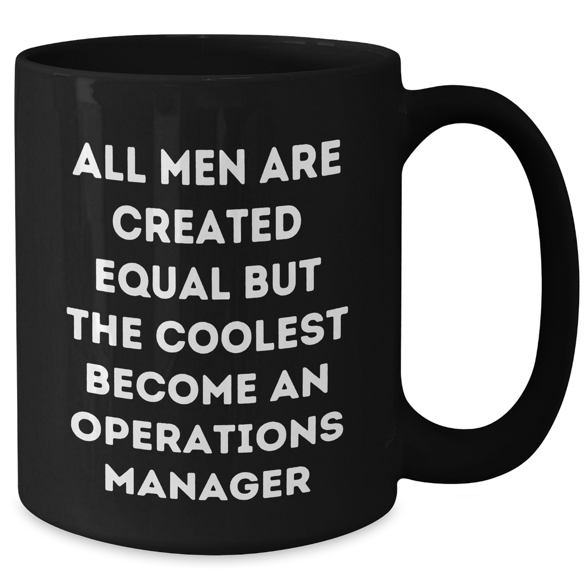 Funny Operations Manager Quotes Gifts from Men, Black Ceramic Coffee Mugs for Operations Manager, Mother's Day Unique Gifts - Additional