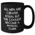Funny Payroll Clerk Gifts for Mom on Mother's Day - 'All Men Are Created Equal But The Coolest Become A Payroll Clerk' Black Coffee Mug from Friends - Additional