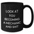 Funny Mechanic Gifts for Dad's Special Day - Black Coffee Mug 'Look At You Becoming A Mechanic And Shit' from Men to Family - Additional