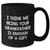 Funny Grandfather Gifts - 'I Think Me Being Your Grandfather Is Enough Of A Gift' Black Coffee Mug, Father's Day Unique Gifts from Family to Grandfather - Additional